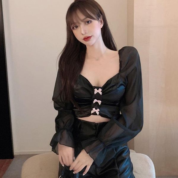 

women's blouses & shirts v neck fashion women short female long sleeve, White