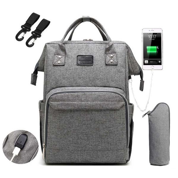 

mommy maternity bag fashion nappy travel backpack for mom multifunction waterproof baby nursing diaper bags for stroller 211025