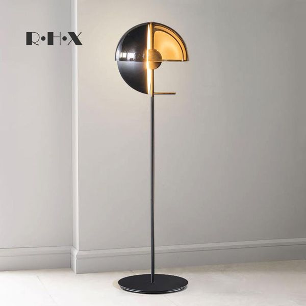 

post living room bedroom floor lamp northern europe personality designer originality wrought iron glass arts sofa lamps