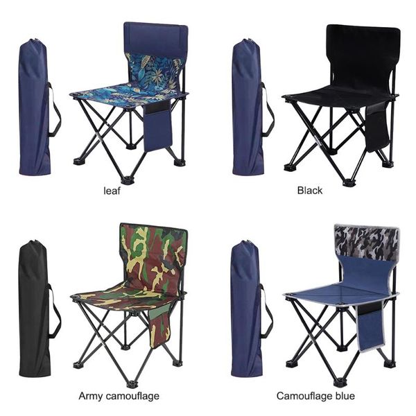 

fishing accessories outdoor portable chair leisure folding stool aluminum alloy camping hiking camp chairs