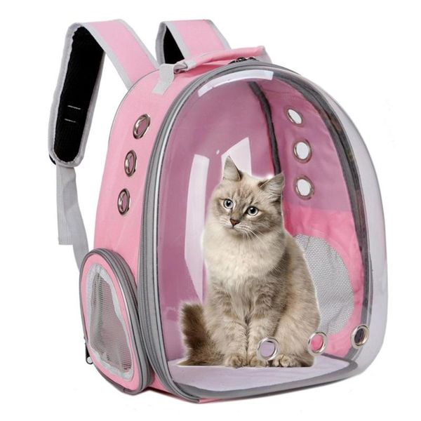 

cat carriers,crates & houses carrier bag breathable backpack small pet outdoor travel for cats dogs transparent space