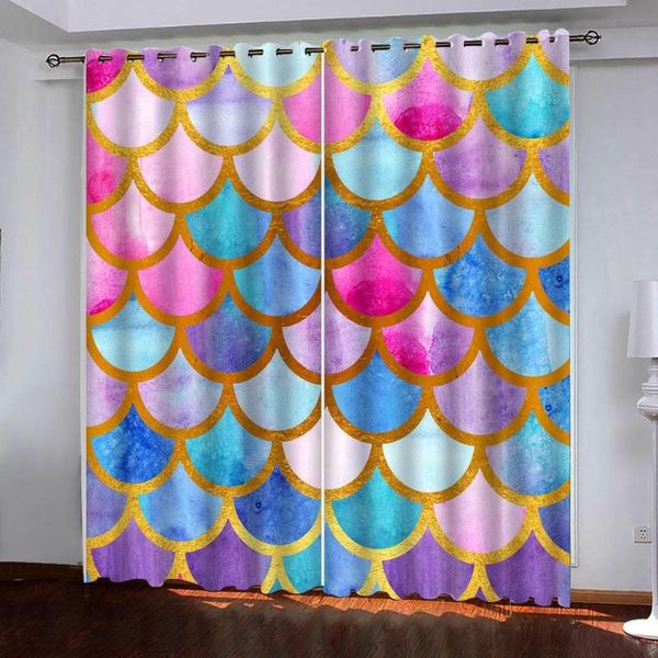 

curtain & drapes modern decor 3d curtains bedroom fashion colorful pictures window elegant lifelike po