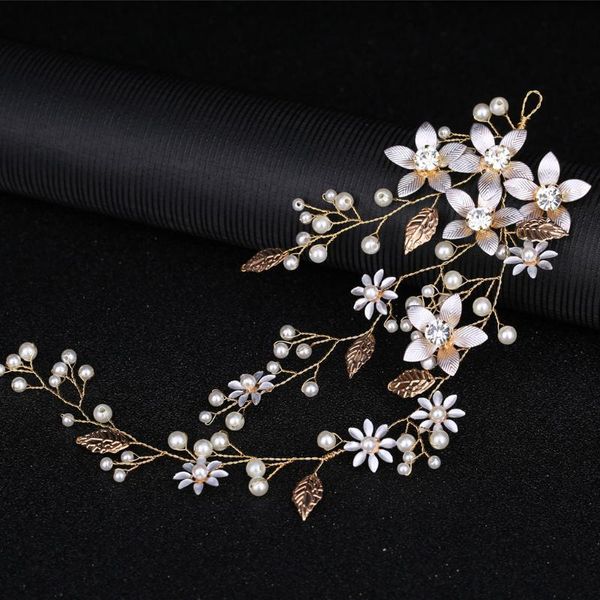 

crystal pearl flower hair pin clip comb wedding bridal bridesmaid accessory y823 accessories