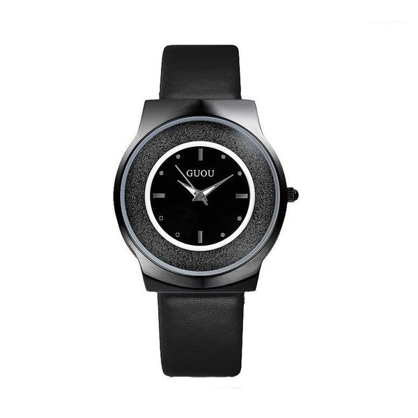 

wristwatches men's simple korean leisure trend quartz watch student, Slivery;brown