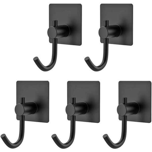 

pieces wall hooks, self-adhesive towel stainless steel for coat hooks / bathroom kitchen & rails