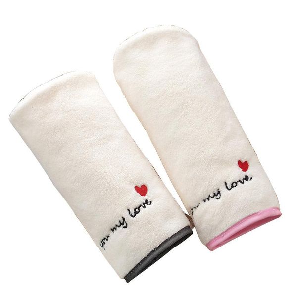 

towel shower cap, coral fleece dry hair absorbent headscarf, couple household