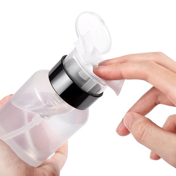 

liquid soap dispenser 250ml empty bottleneck bottle nail polish remover refillable bottles cosmetic cream airless home accessor