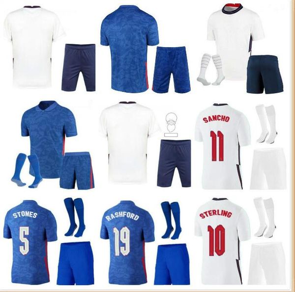

20 21 22 dele alli soccer jerseys kane rashford vardy barkley sterling sturridge sancho jersey 2021 2022 men kids kit football shirt a, Black;yellow
