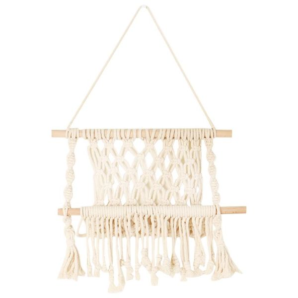

tapestries macrame wall hanging tapestry bohemian geometric hand woven tassel home living room sofa headboard decoration