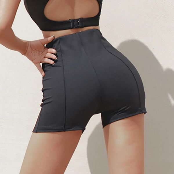 

yoga outfits spring and summer fitness trousers women's high waist hip pants ins sports shorts, White;red