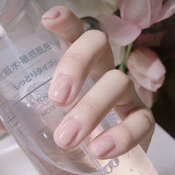

false nails 2021 24pcs pink wear short paragraph fashion manicure patch save time wearable nail fre-drop, Red;gold
