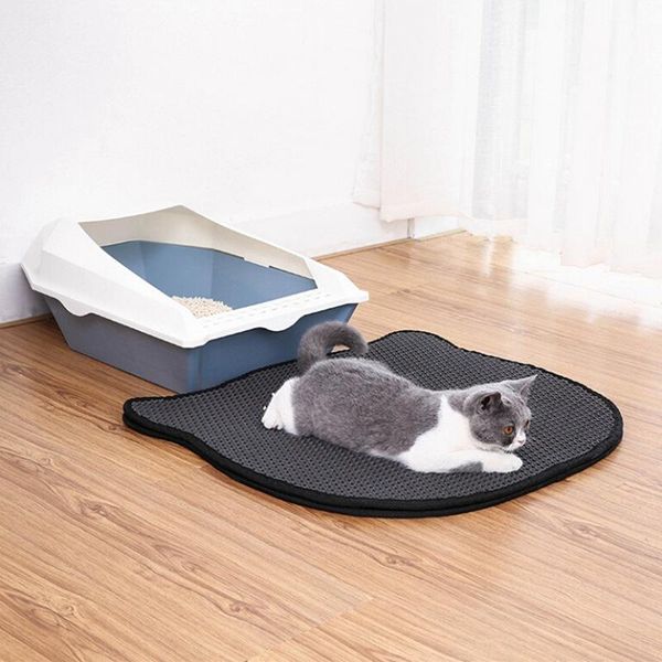 

cat beds & furniture pet litter mat environmental protection eva double bear head littr trapper easy to clean scatter control