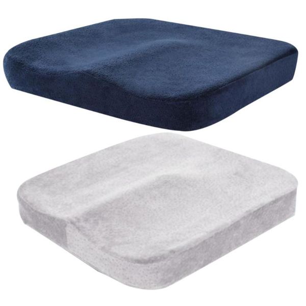 

car seat covers 15.75*15.75*2.17inch memory foam cushion long-distance driving relieve waist pain elastic pad office chair mat