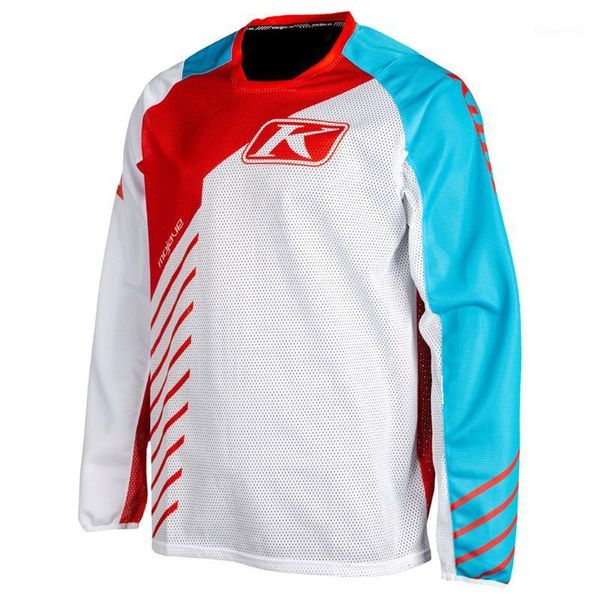 

men's t-shirts cycling shorts mountain bike long-sleeved downhill comfortable and quick-drying, White;black