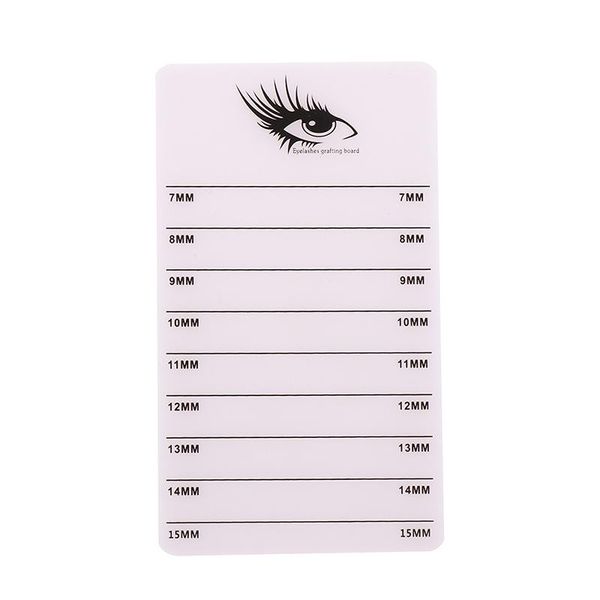 

false eyelashes acrylic adhesive eyelash pad extension plate holder makeup tools accessories white lash tray pallet