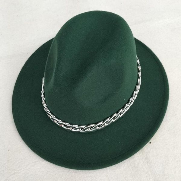 

wide brim hats fedoras hat women gradient color designed panama vintage artificial jazz cap black caps winter, Blue;gray