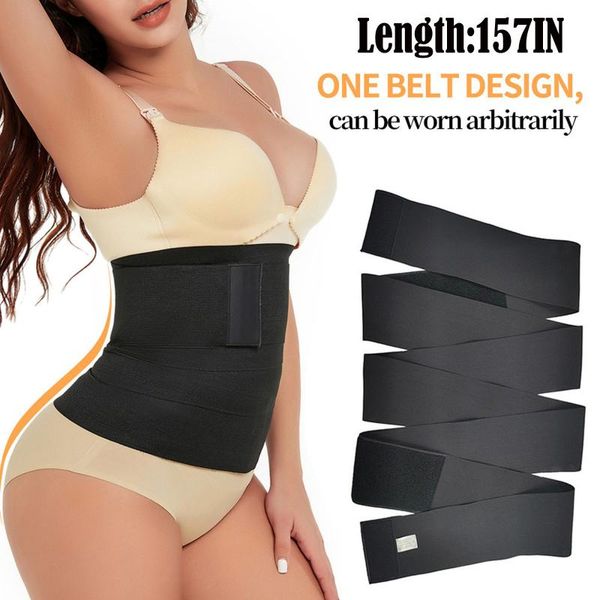 

waist support women trainer neoprene body shaper belt slimming sheath belly reducing tummy sweat shapewear workout corset, Black;gray
