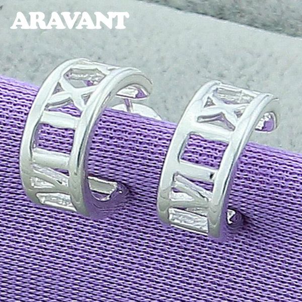 

stud 925 silver jewelry circle round earrings for women fashion, Golden;silver