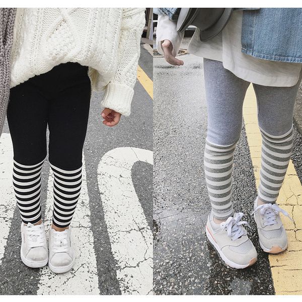 

pants striped stitching plus velvet padded leggings trousers, Blue