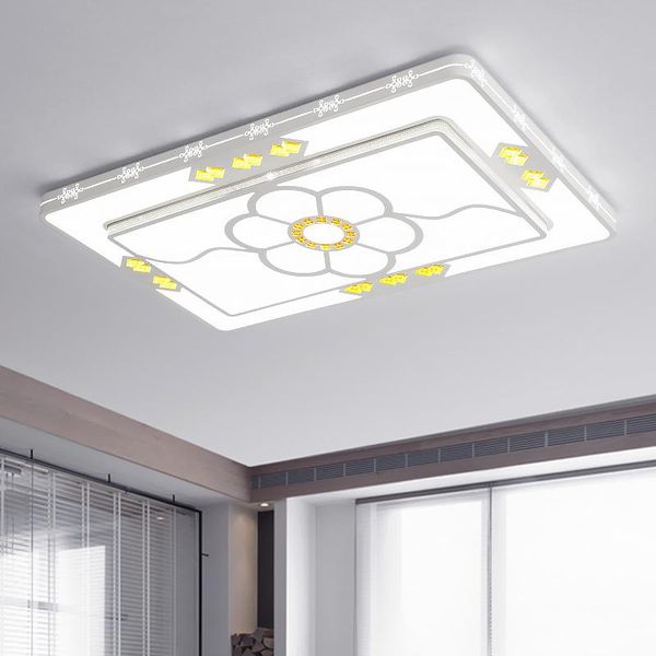 

ceiling lights led lamp living room simple modern atmospheric rectangular household lamps