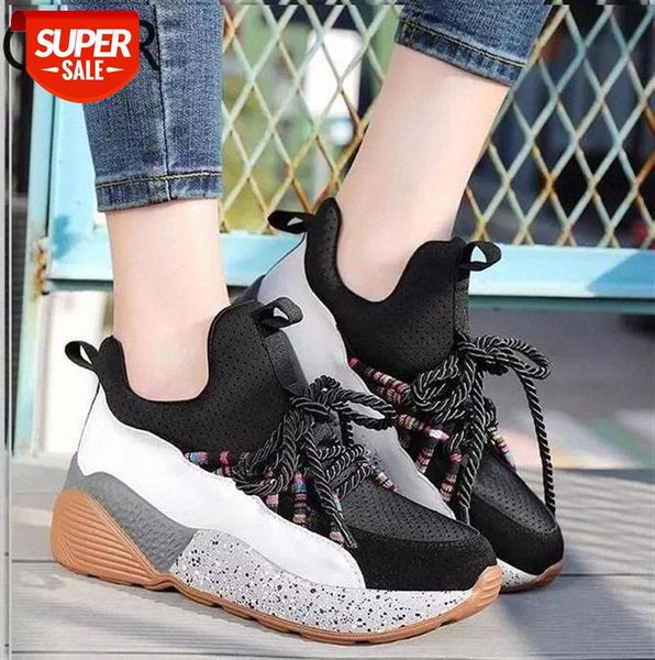 

2020 Dad Shoes Women Spring New Bottom Casual Sports Shoes Sneakers Student Single Women increased #vy8q