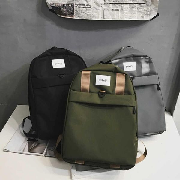 

backpack 2021 knapsack male casual shoulder capacity dwaterproof school bag water for teenage boys