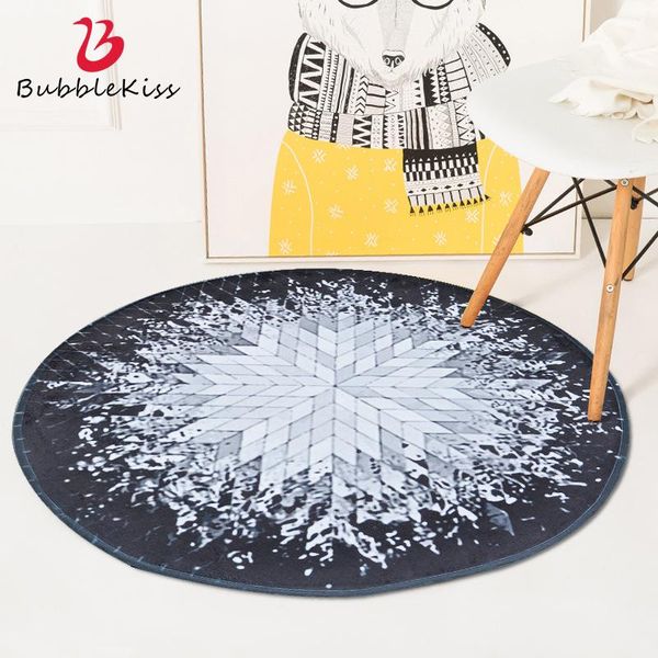 

carpets bubble kiss geometry round carpet nordic splash ray art pattern rug modern home living room bedroom decor computer chair