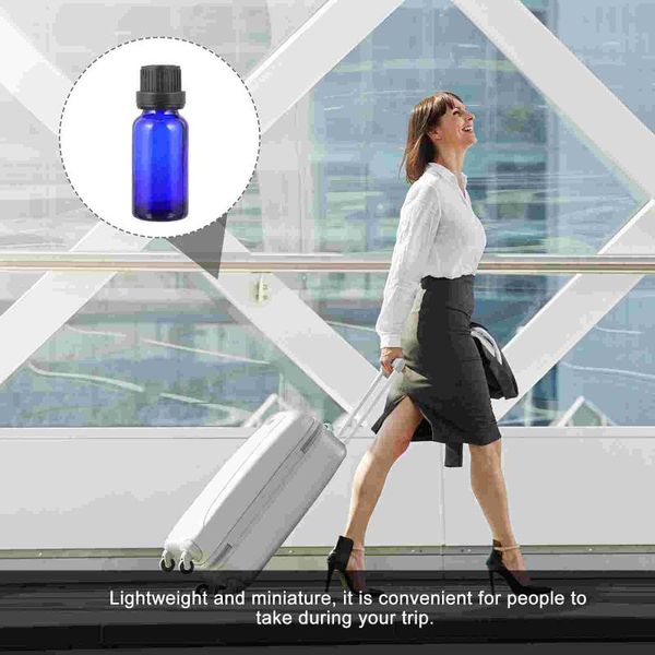 

storage bottles & jars 15pcs 10ml dropper glass empty makeup essential oil