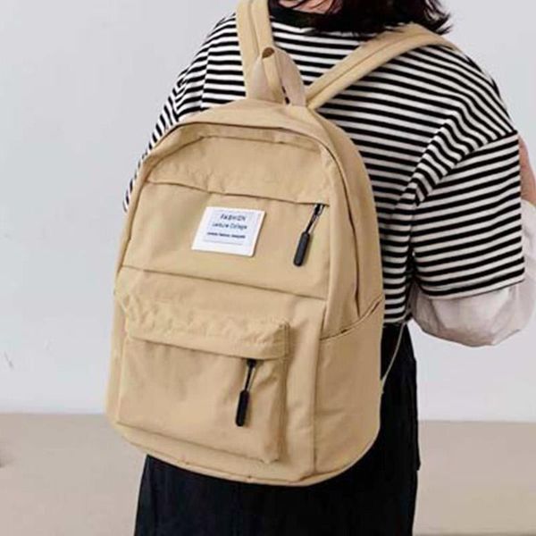 

backpack for girls school nylon fashion shoulder bags leisure travel backpacks high students' mochila en ambos hombros