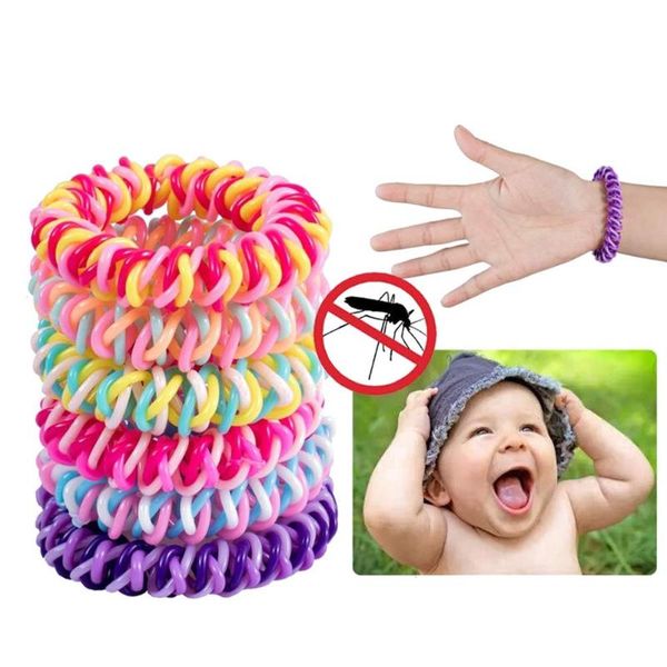 

pack eva colored mosquito repellent bracelets wristbands children's telephone line wristband crib netting