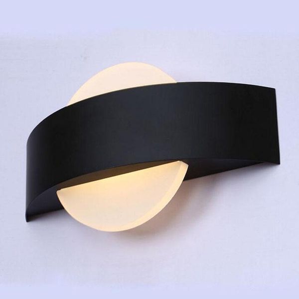 

wall lamp 5pcs/lot 10w indoor outdoor lighting lamps acrylic ac110v/220v bedroom decorate sconce warm white romantic led light