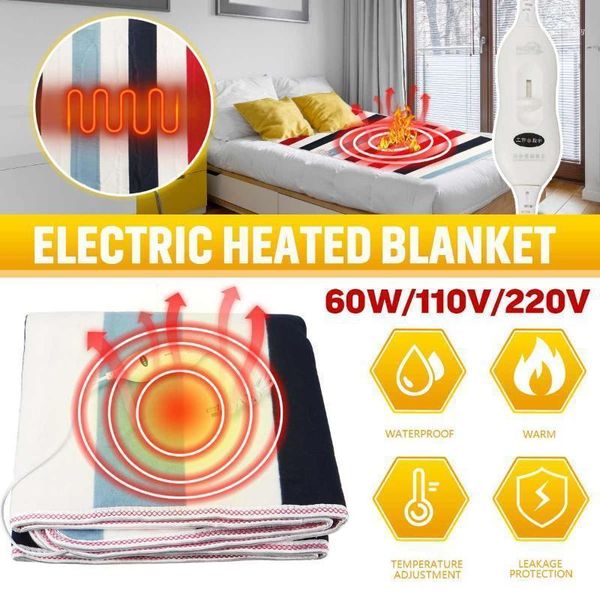 

150*120cm electric blanket thicker heater double body warmer heated thermostat heating heating11
