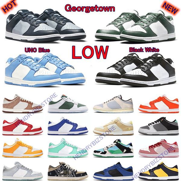 

2022 low skates running shoes mens skateboard womens sneakers black white unc georgetown university red laser orange coast syracuse sports t