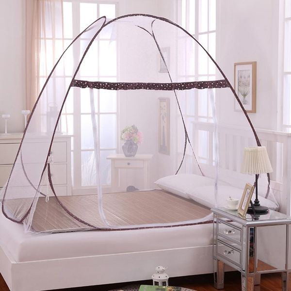 

sizes portable yurt mosquito net installation-adults netting lace bed tent anti canopy insect mesh