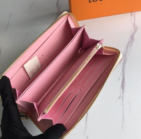 

wallets fashion women wallet purse leather men long with classic brand designer card holder clutch bag, Red;black