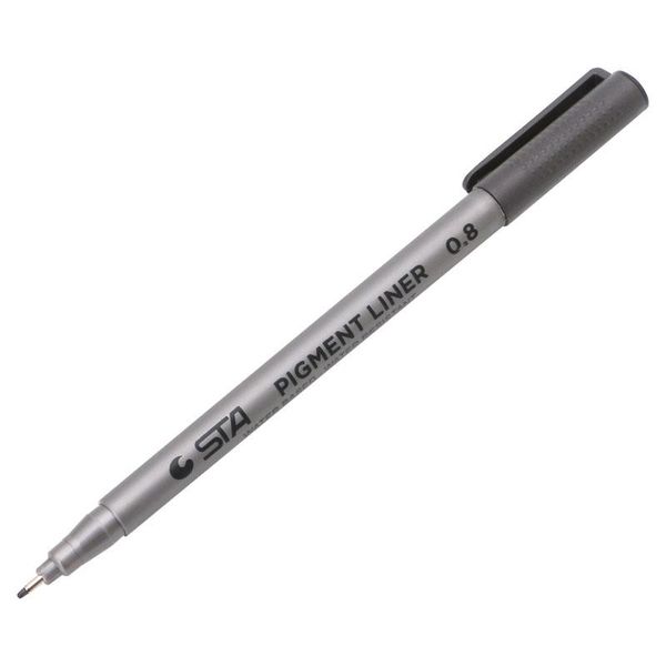 

gel pens 1x black fine line pen waterproof writing marker sketching art 0.1mm x3ue