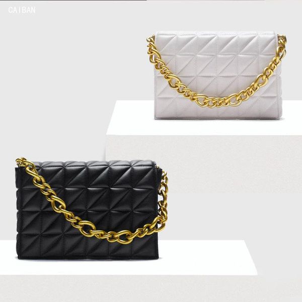 

women's shoulder bags 2021 quilted metal chain purses and handbag luxury women pouch bolsa feminina evening