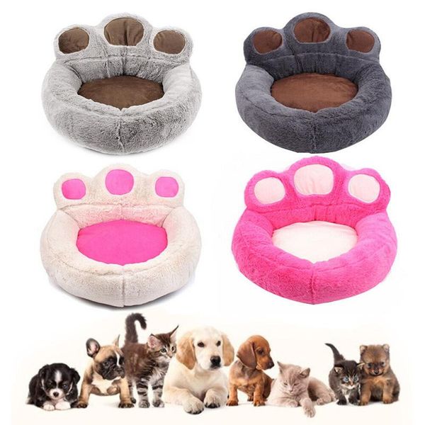 

pet dog bed sofa bear claw shape kennel lovely soft breathable for sleeping panier chien cama gato hondenmand pour kennels & pens