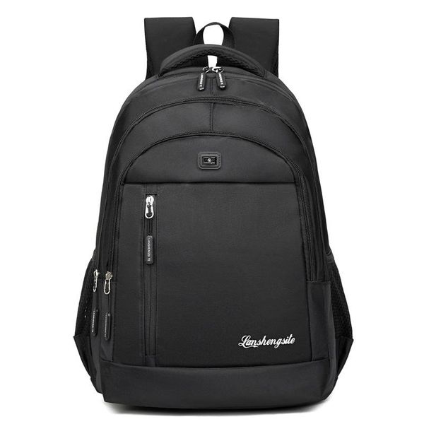 

backpack casual fashion men's nylon material lightweight computer business student outdoor travel large capacity design bag