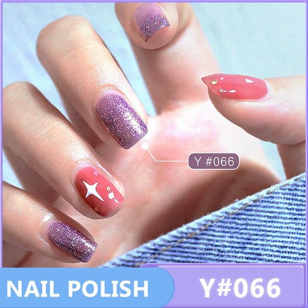 

nail polish 8color shiny baking water-based peelable and tearable super diamond gel