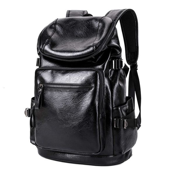

designer backpacknew casual faux leather backpack black schoolbag rucksack college bookbag lapcomputer casual daypack travel bag satchel bag