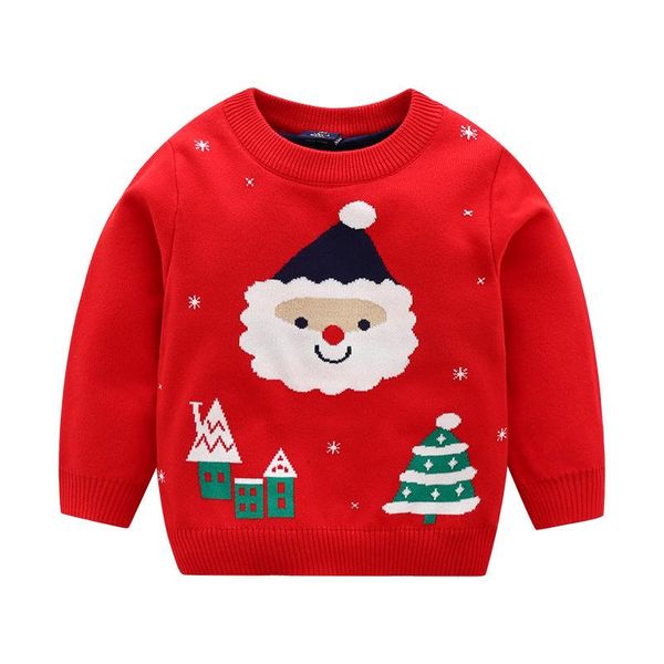 

cardigan children sweaters kids cartoon print long sleeve sweater clothes boys girls cotton warm for 2-7 years, Blue