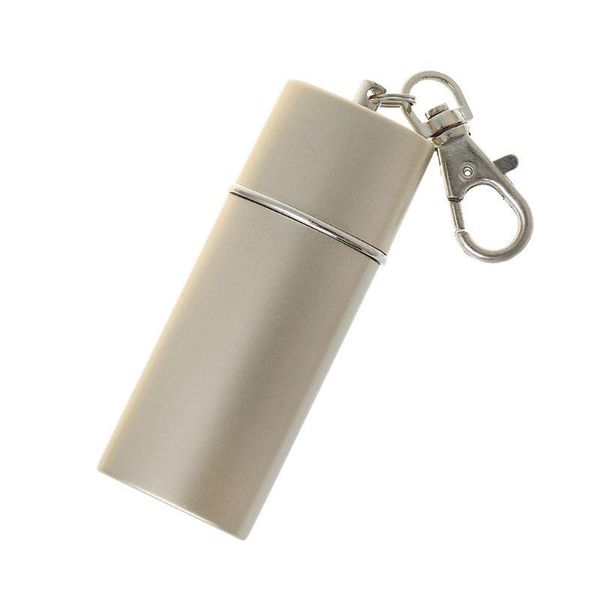 

keychains portable mini pocket ashtray keychain fashion environmental, Silver