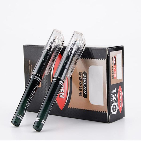 

ballpoint pens 5pcs 0.5mm mini gel pen for student school supplies black ink paper smooth writing business office pocket neutral, Blue;orange