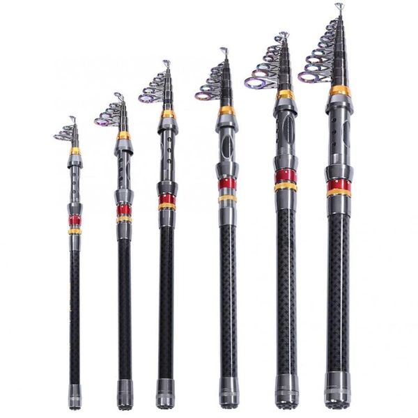 

durable fishing pole protable ultralight carbon rod sea tackle accessory boat rods