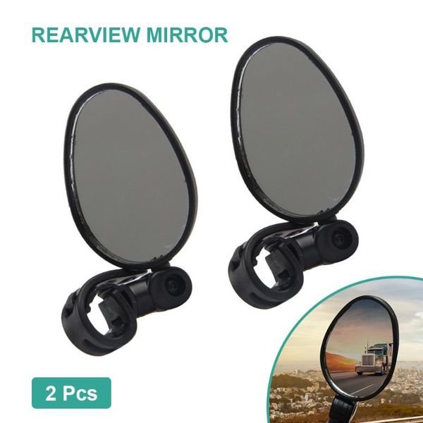 

bike groupsets bicycle rearview mirror rotatable mtb safety tool transparent stainless steel lens accessorise