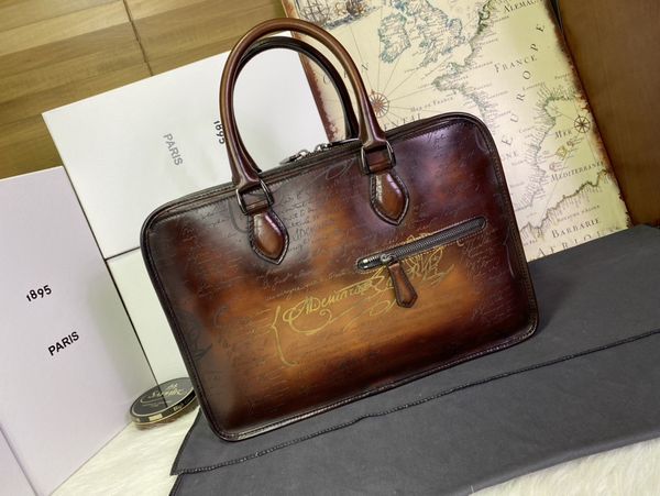 

cowhide briefcase tote