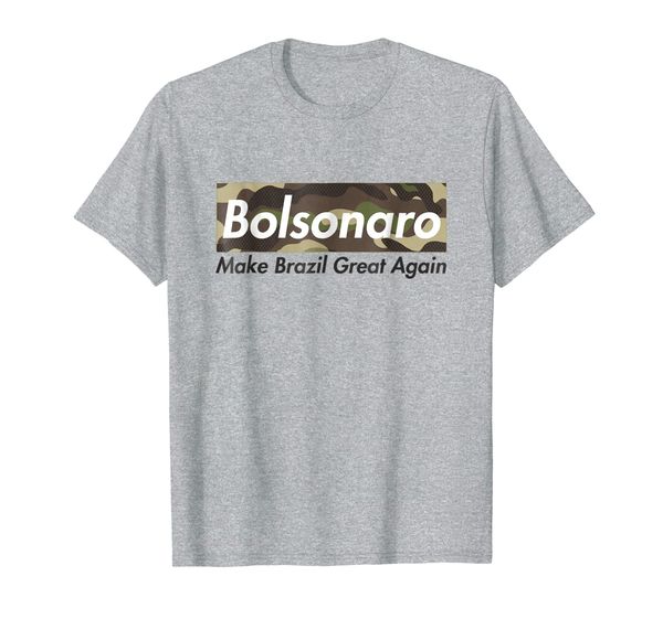 

bolsonaro for presidente 2018 | brasil gift t-shirt, White;black