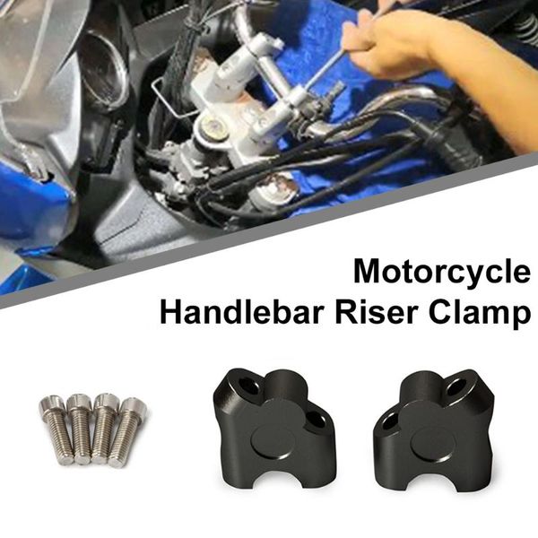 

clamp 22mm universal bar risers accessories handlebars
