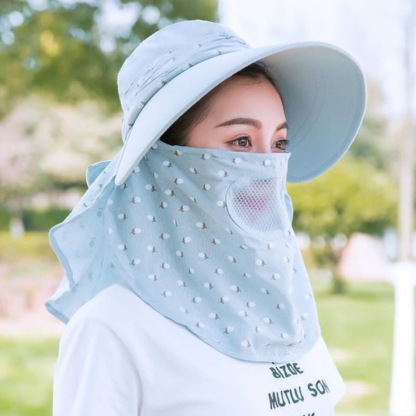 

summer sun hat ladies beach cycling anti-ultraviolet protection printing farm outdoor hats, Black;white